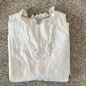 Tommy Bahama White Ruffle Dress